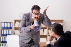 angry boss